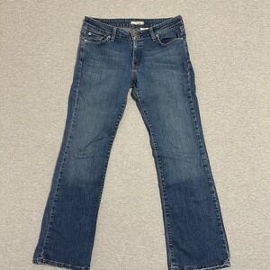 Levi's 545 Low Boot Cut Jeans Blue Medium Wash Y2K  Denim Womens Size 10M 32x30